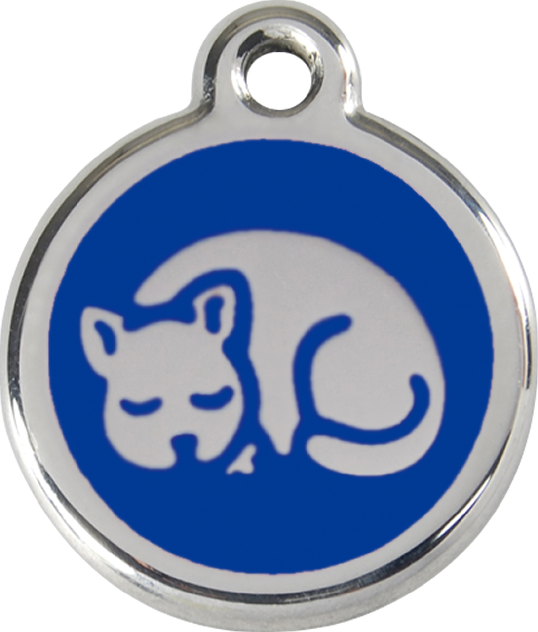 Image - Red Dingo Kitten Cat Id Tag - Dark Blue (1090x1280), Png Download
