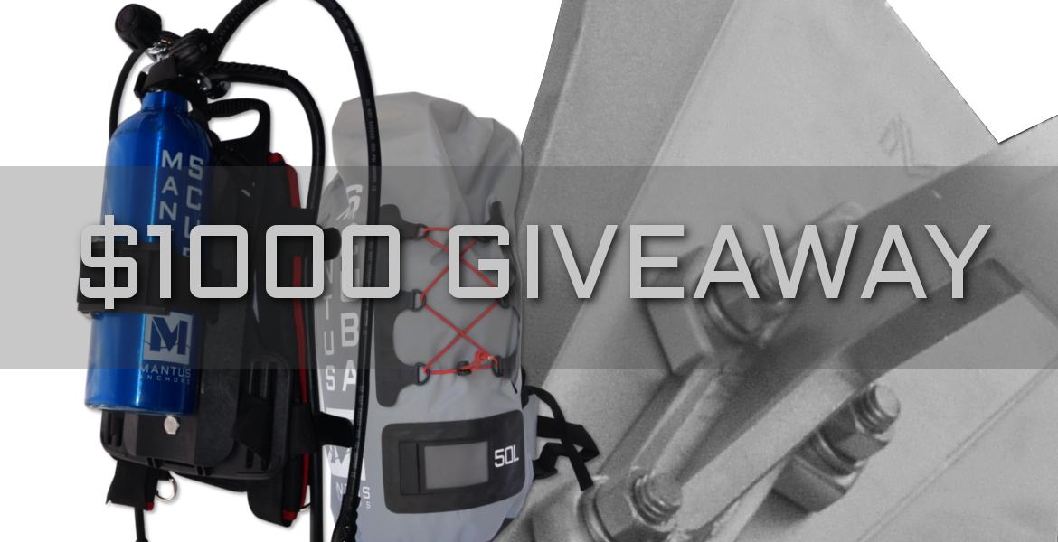 Fall $1000 Giveaway - Mantus Galvanized Steel Anchor (1170x600), Png Download