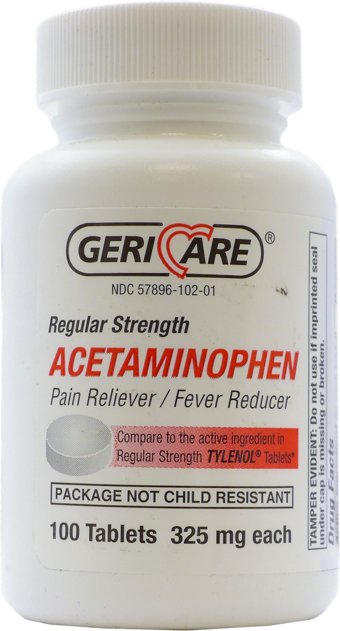 Regular Strength Pain Relief Tablets - Gericare Artifical Tears Lubricant Eye Drops-0.5 Oz (1224x2197), Png Download