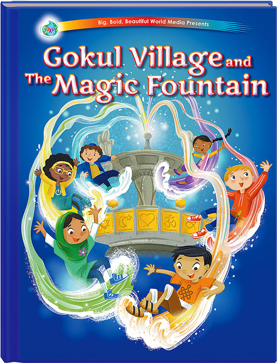 Gokul Village And The Magic Fountain - Gokul Village And The Magic Fountain (gokul! Adventures) (800x800), Png Download