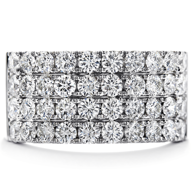 Hof Truly Classic Four-row Right Hand Ring Hof-true4rb (1052x791), Png Download