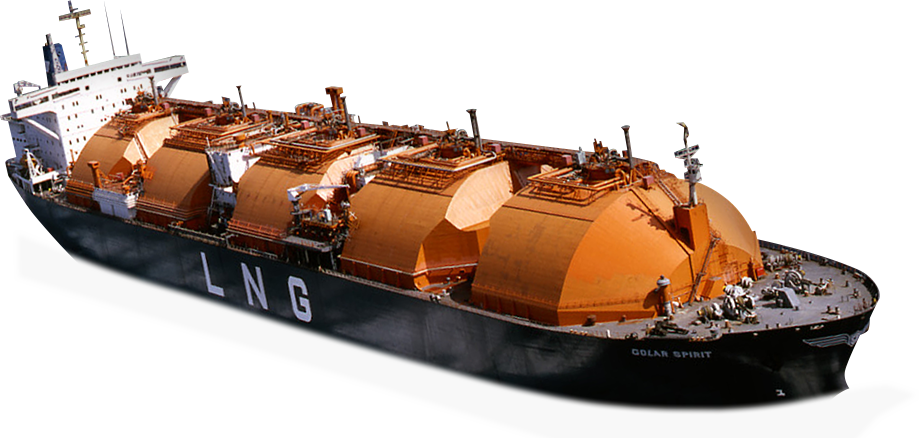 First Lng Carrier Developed In Asia - Scale Model (919x438), Png Download