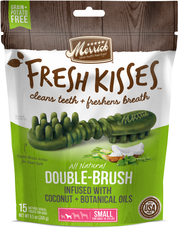Merrick Fresh Kisses Grain Free Coconut Oil And Botanicals - Merrick Fresh Kisses Small (1000x1000), Png Download