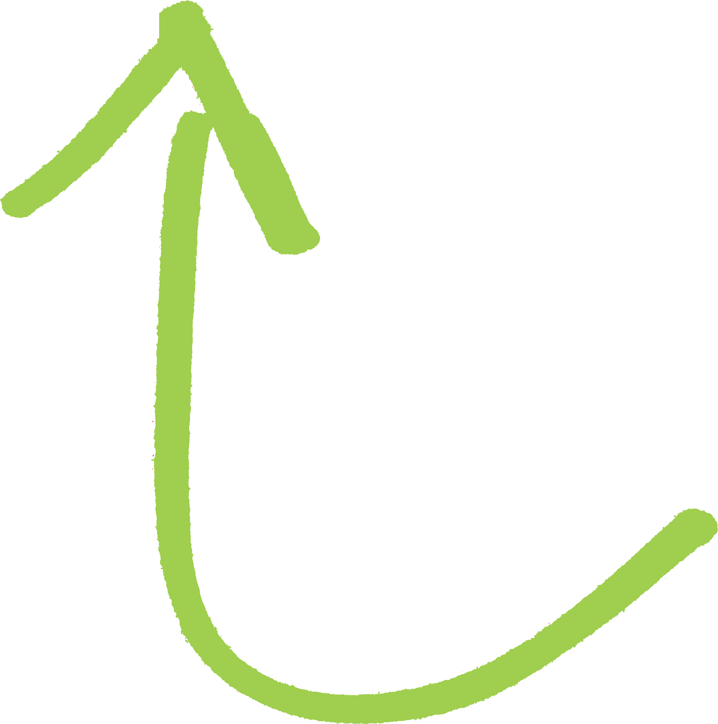 Curved Arrow-green ⋆ Rec3on Program For Rotc Cadets - Reserve Officers' Training Corps (2825x2850), Png Download