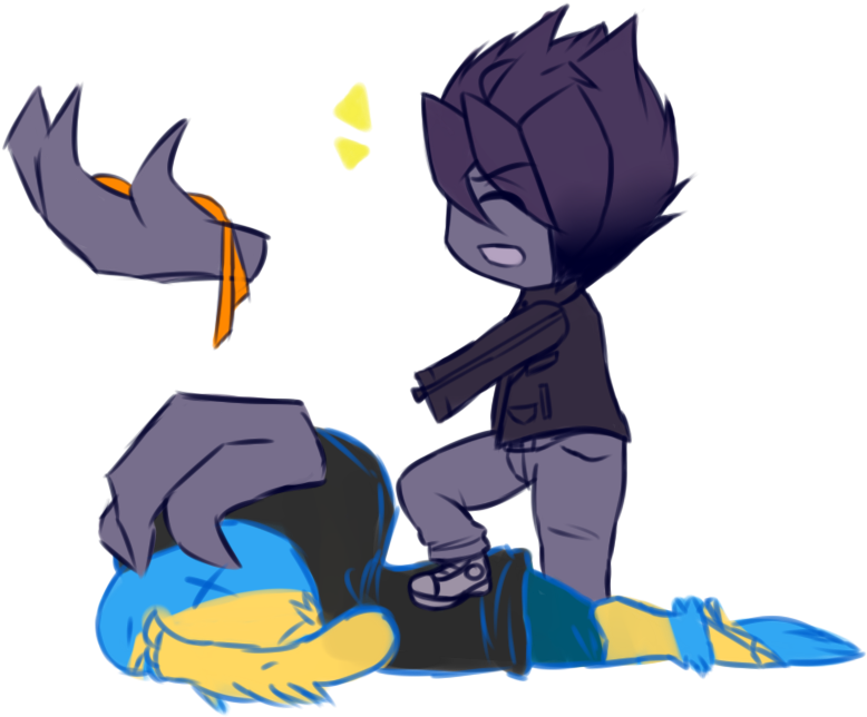 Pdwma Mlg No Scope By Midniightstars On - Cartoon (825x700), Png Download