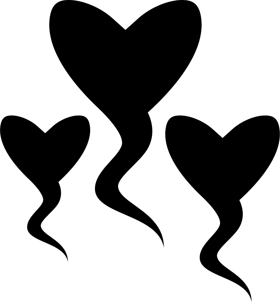 Png File Svg - Sperm Heart (910x980), Png Download