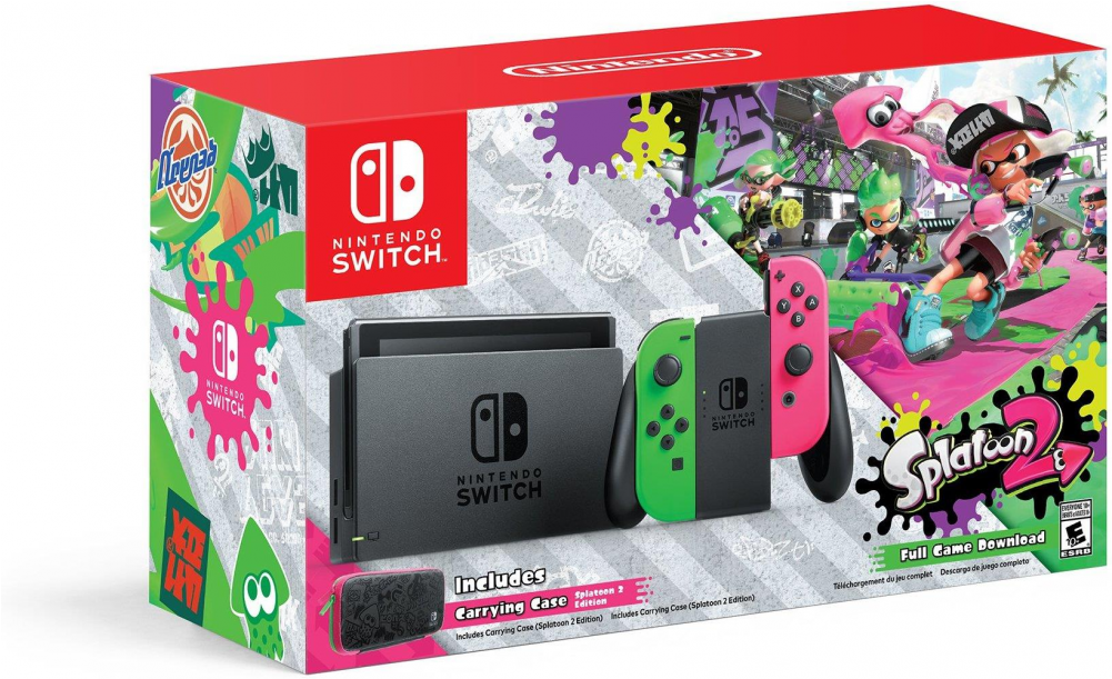 Auction - Nintendo Switch Splatoon 2 (1000x1000), Png Download