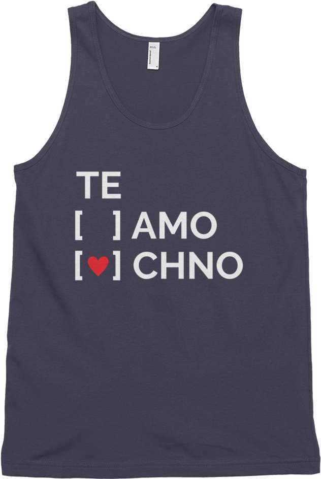 Te Amo Techno Tank Top - Mission Slimpossible (1000x1000), Png Download