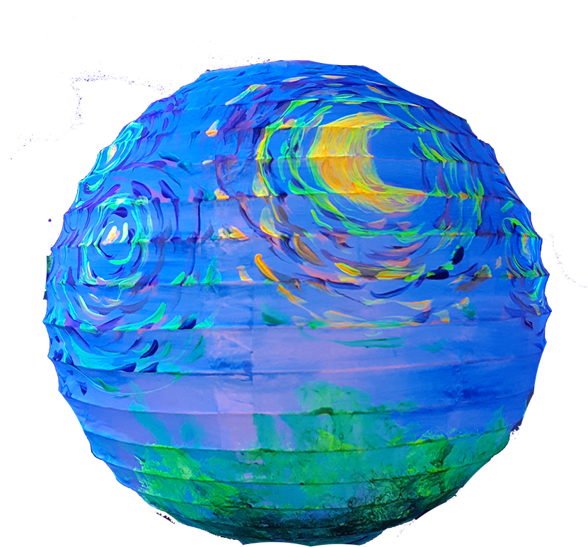 Vincent's Starry Lantern - Fort Collins (840x840), Png Download