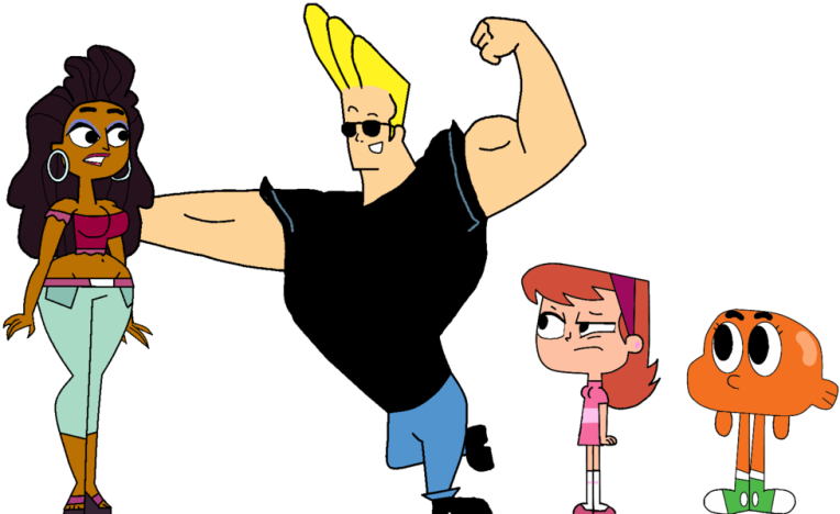 John Bravo Showing Muscles - Johnny Bravo (800x467), Png Download