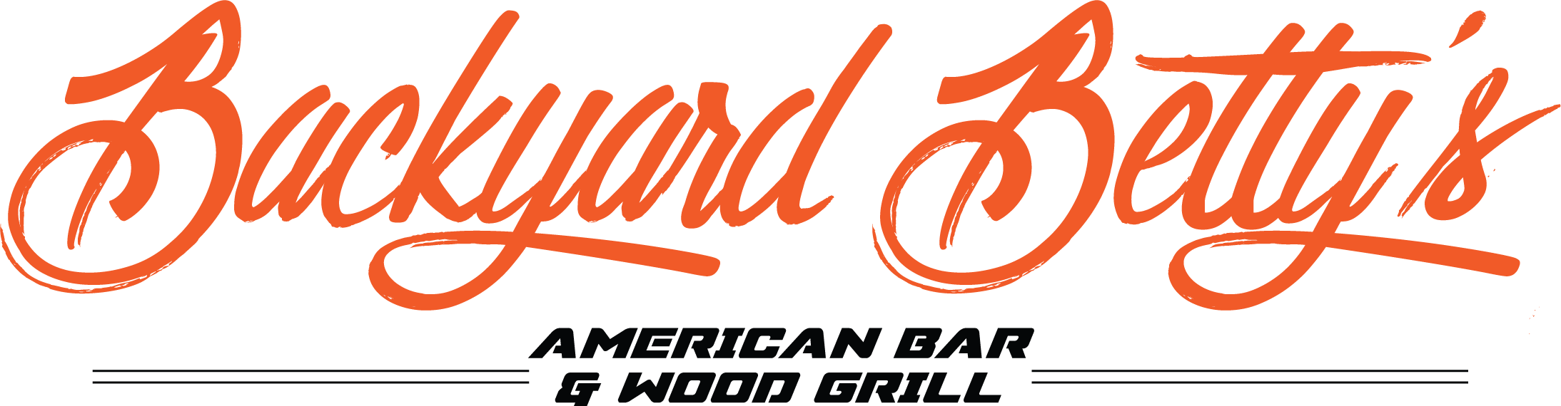 Backyard Betty's Boston Logo (2187x570), Png Download