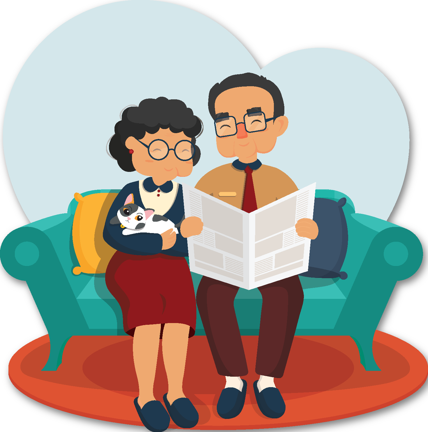 Grandparents 01 - Festa Dei Nonni (1469x1483), Png Download