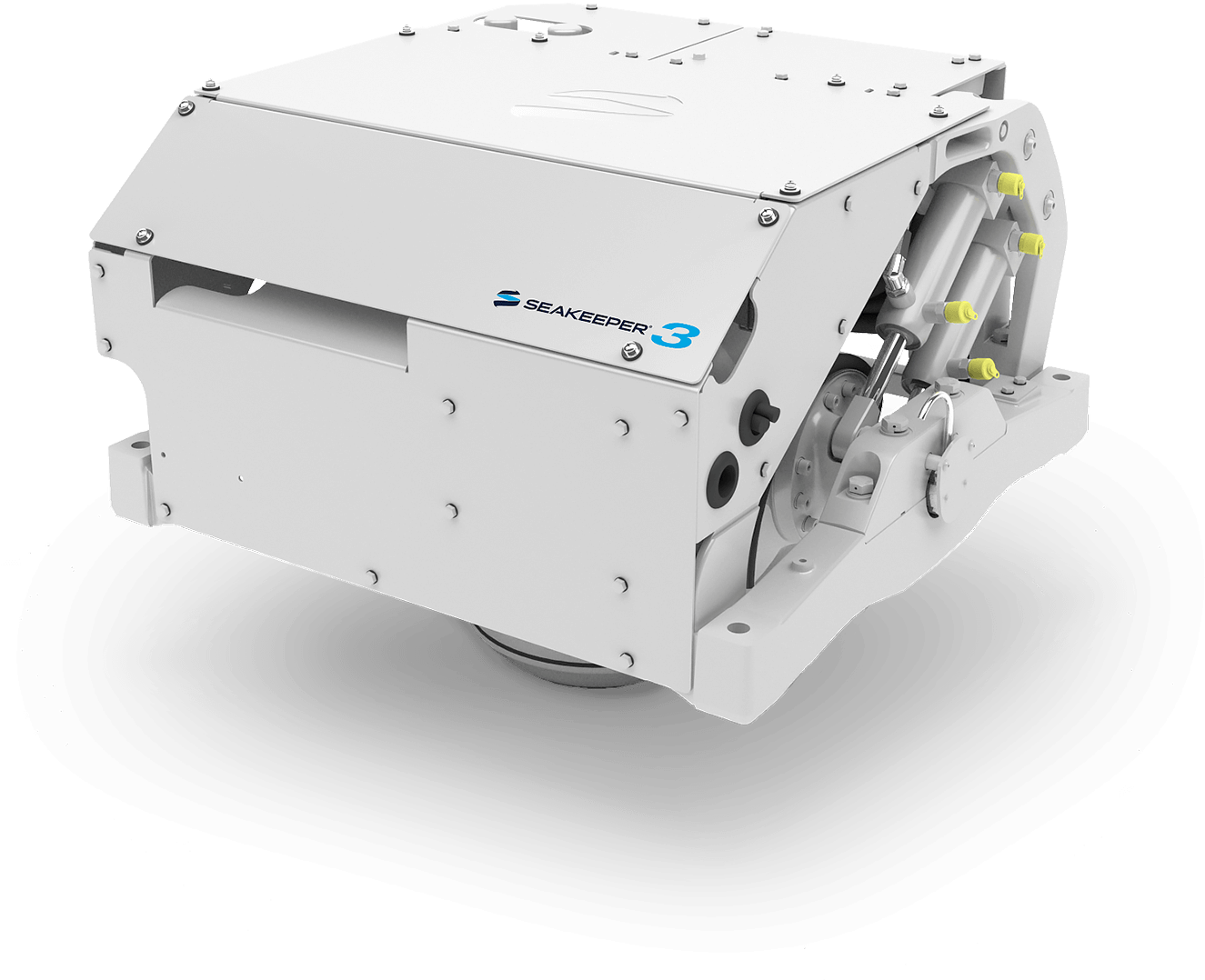 Seakeeper 3 Product Recreation Showing Sphere - Boat (1368x1077), Png Download