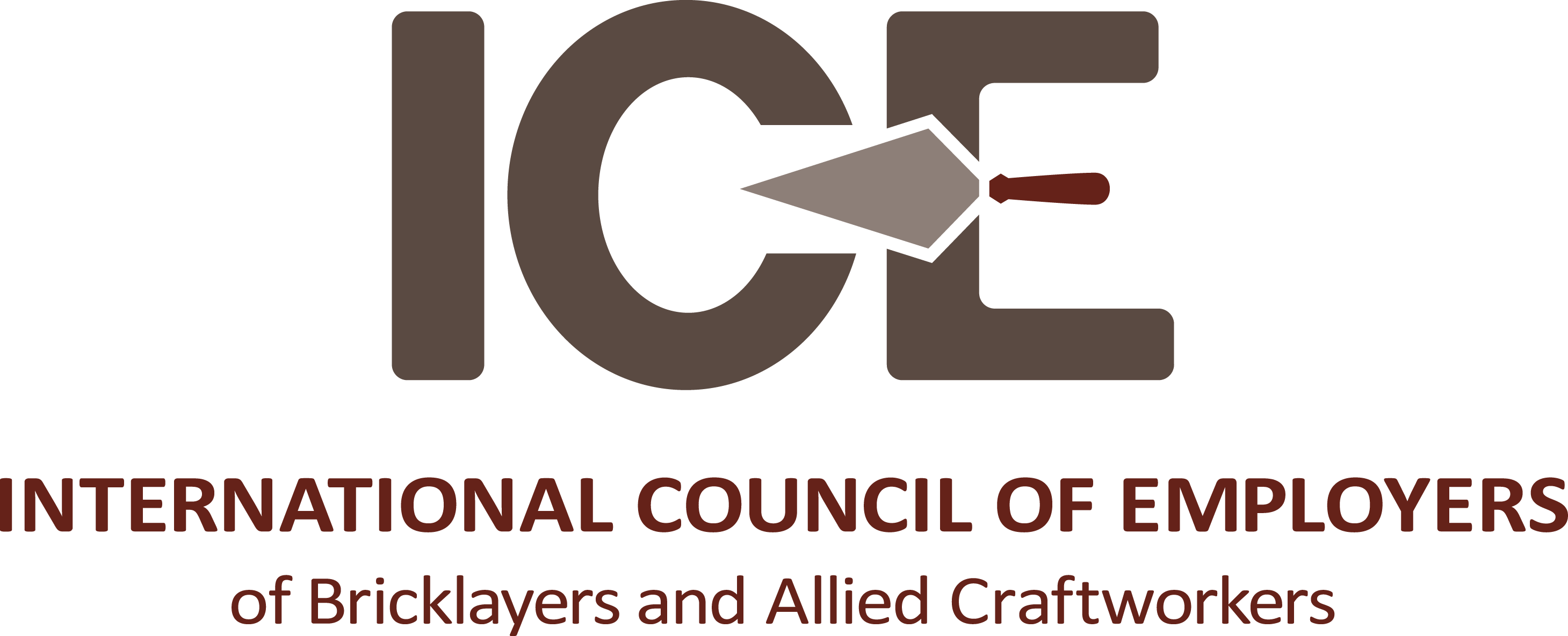 Ice Bac Logo - International Council Of Employers Of Bricklayers And (2919x1185), Png Download