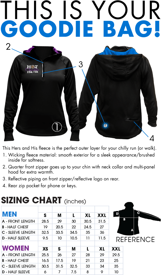 Hot Chocolate 5k/15k November - Hoodie (600x1000), Png Download