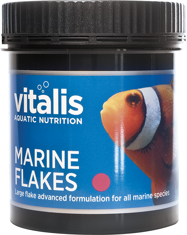 Marine Flake Fish Food - Vitalis Mini Marine Grazer (600x754), Png Download
