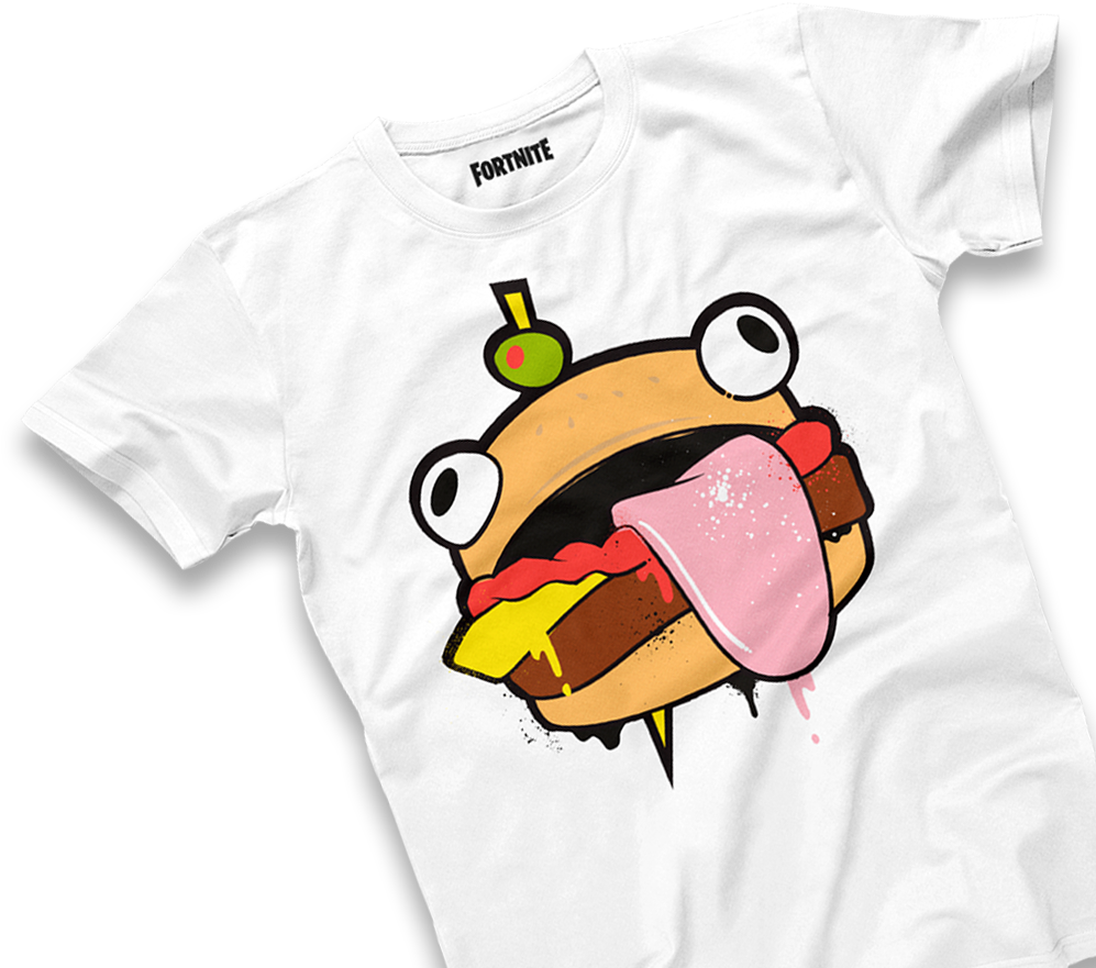 Durrr Burger White Tee - Camiseta Skull (1001x1000), Png Download