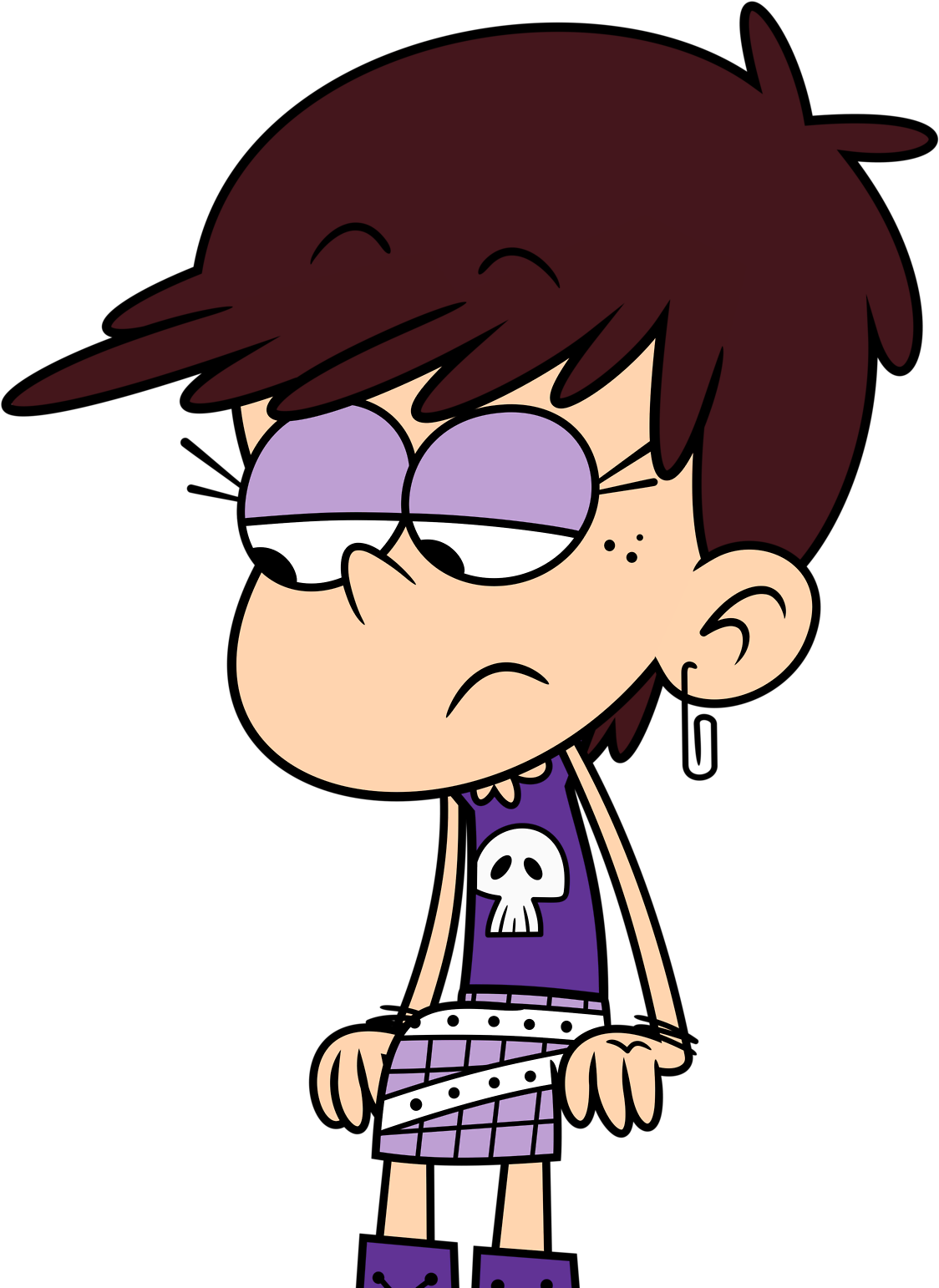 Chucky Vector Heres Banner - Loud House Luna Sad (1280x1600), Png Download
