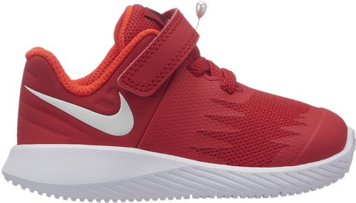 Nike Junior Star Runner Tdv Rossobianco 2018 Sneaker - Nike Kids' Star Runner (1000x1000), Png Download