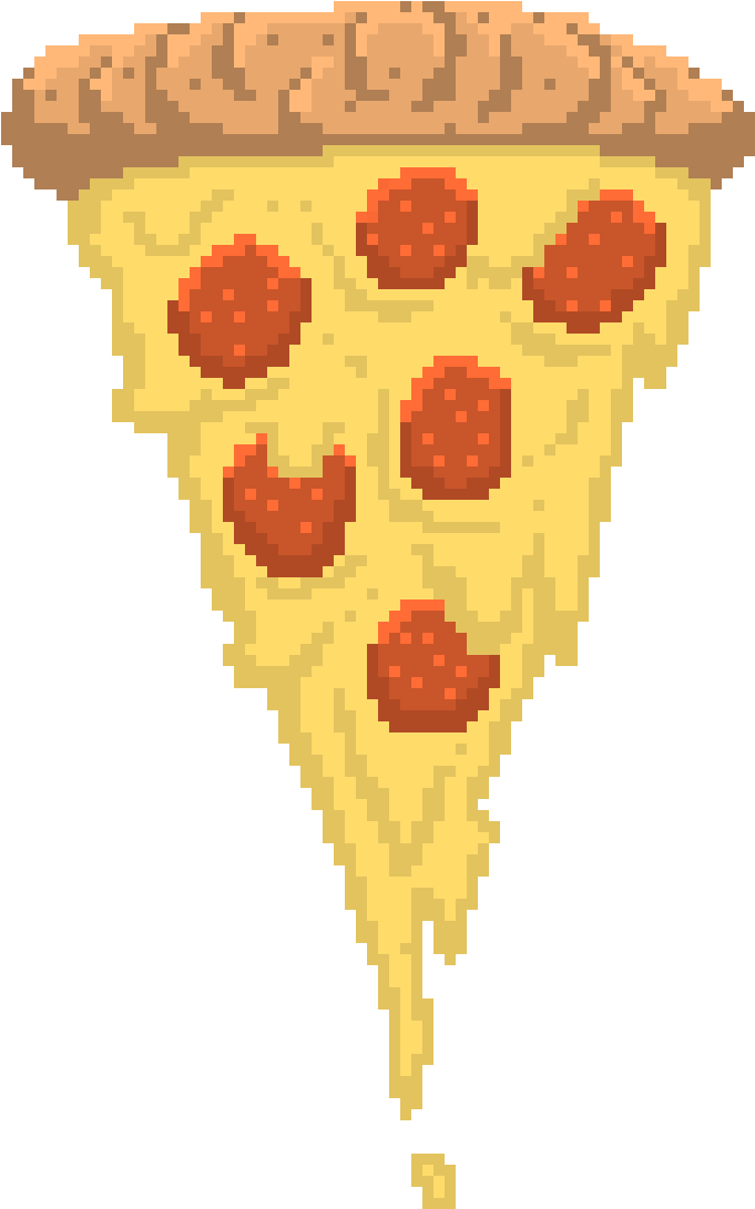 Pizza Pixel - Information (1090x1350), Png Download
