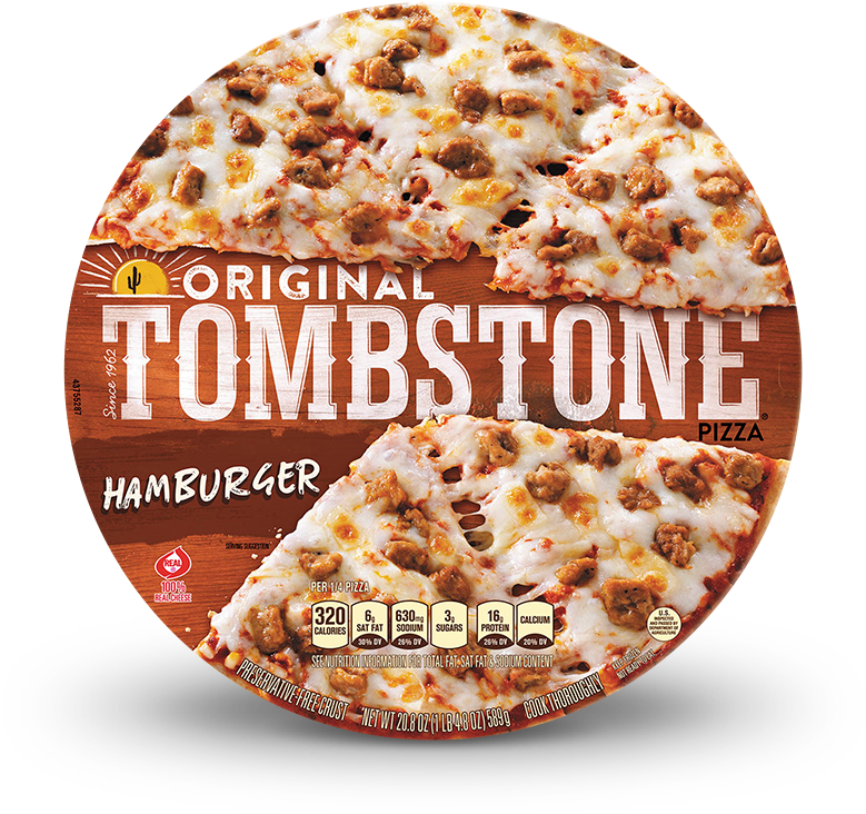 Tombstone Original Pepperoni & Sausage Pizza 20.6 (780x779), Png Download