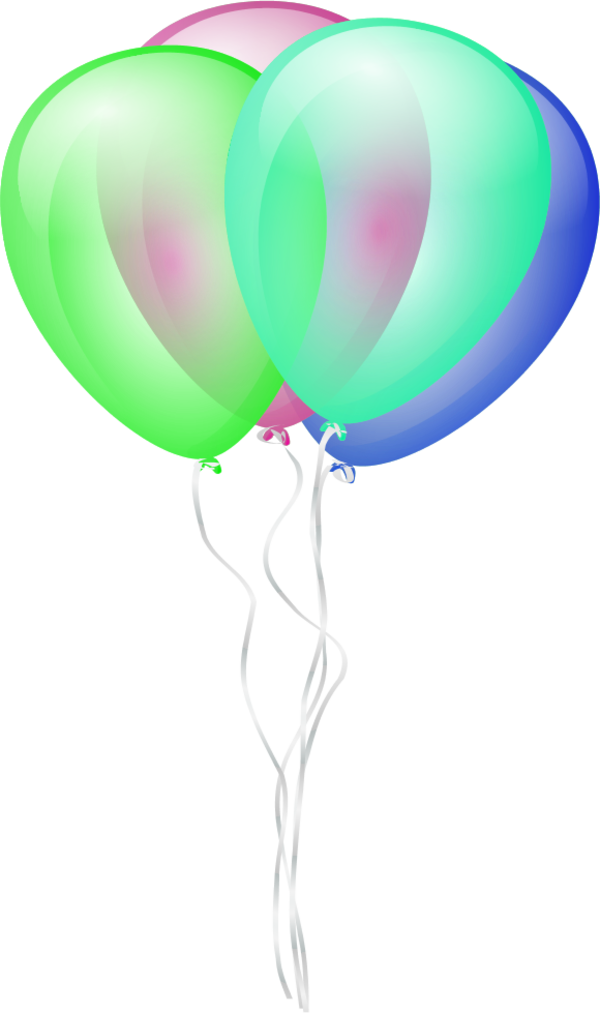 Vector Clip Art - Balloons Clip Art (600x1013), Png Download
