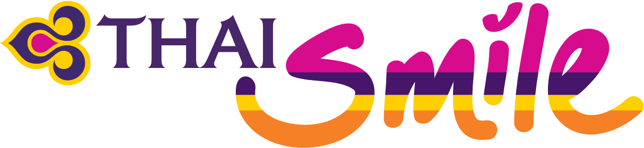 Thai Smile Air Logo (1280x386), Png Download