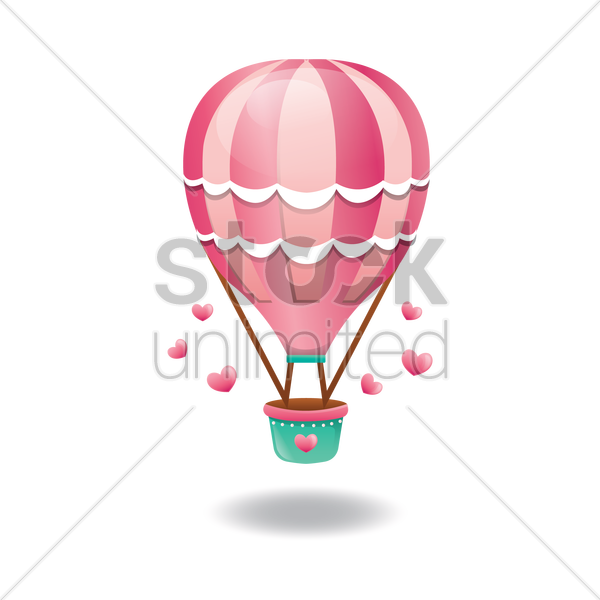 Puerto Rico Clipart Hot Air Balloon - Vector Graphics (600x600), Png Download