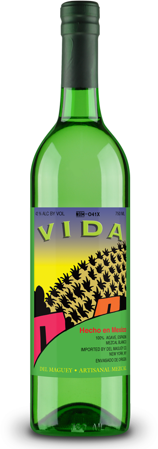 The Best Mezcal You Can Buy For Less Than $50 - Del Maguey Mezcal Vida Blanco Mezcal (343x900), Png Download