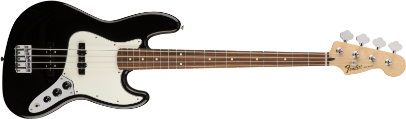 Fender 0146203506 Standard Jazz Bass Pf Negro Hecho - Fender Jazz Bass Png (800x800), Png Download
