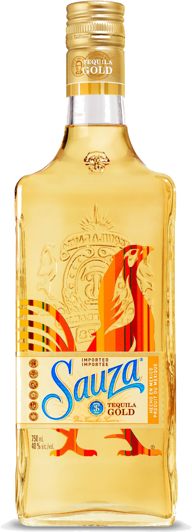 Tequila Sauza Gold 750ml (960x1218), Png Download