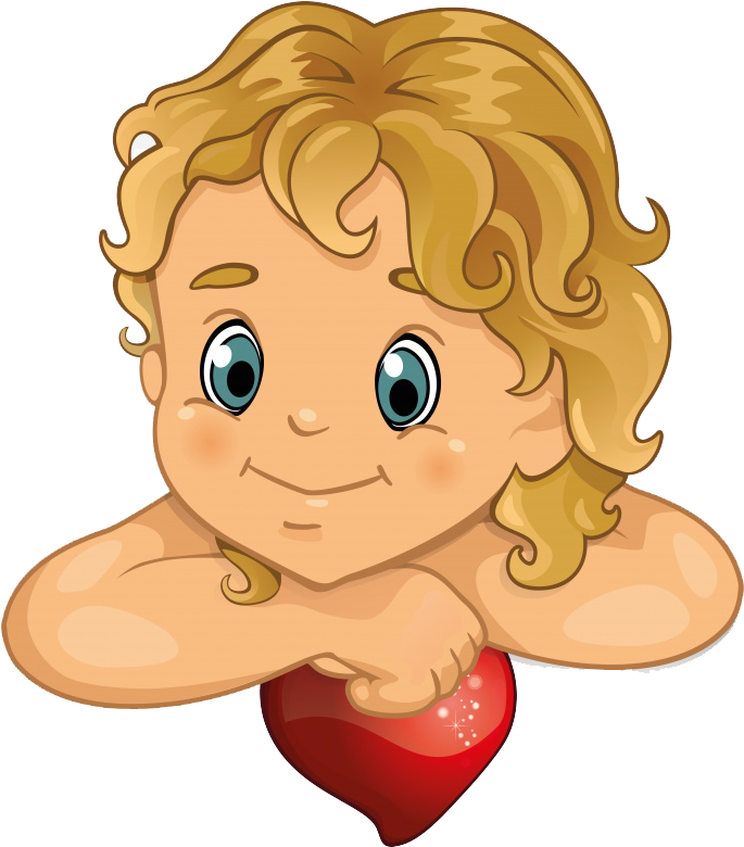 Cupid Valentines Day Transprent Png - Baby Angel Png (760x866), Png Download