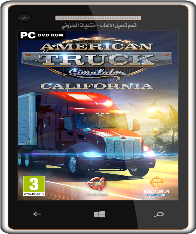 American Truck Simulator 2016 Excellence Repack 800 - American Truck Simulator Game Pc (847x971), Png Download