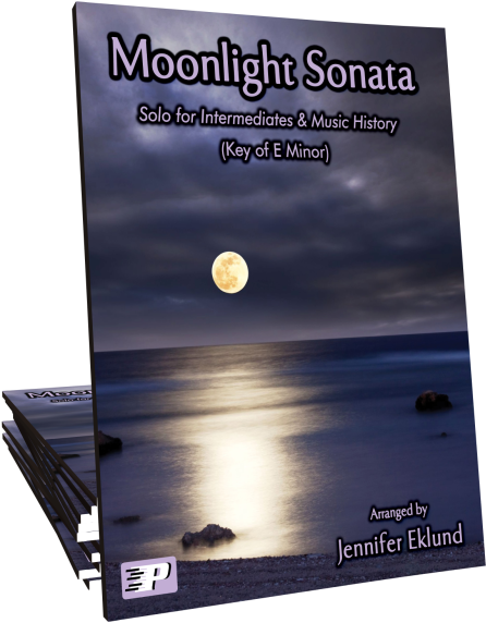 Moonlight Sonata For Intermediates - Book Cover (585x585), Png Download