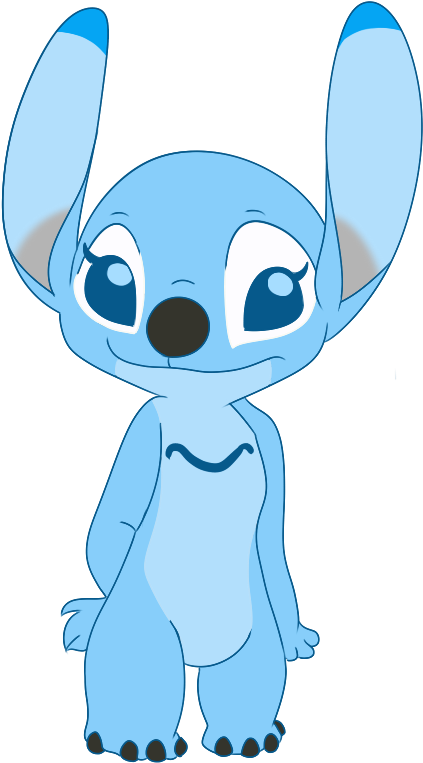 Gift From Stitchie 626 By Random Akatsuki Dude - Lilo And Stitch Blue Experiment (423x763), Png Download