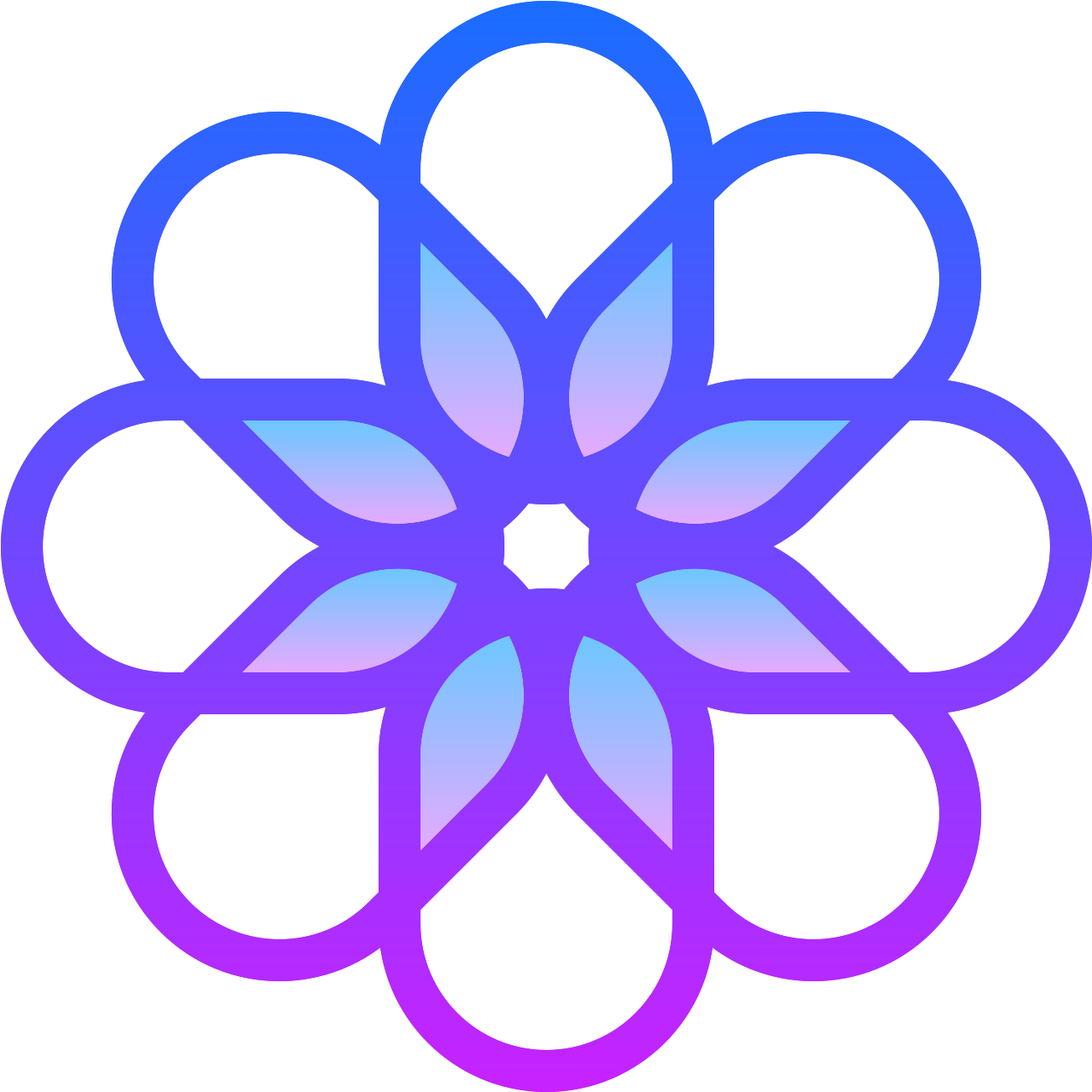 This Icon Is A Sunburst Shaped Flower Blossom - Daisy Icon Png (1600x1600), Png Download