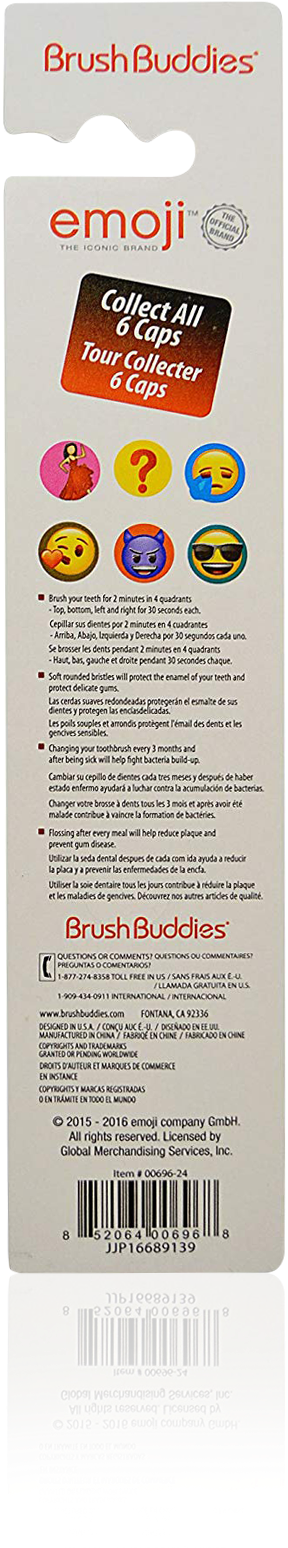 Load Image Into Gallery Viewer, Brush Buddies Emoji - Nail Care (1299x1680), Png Download