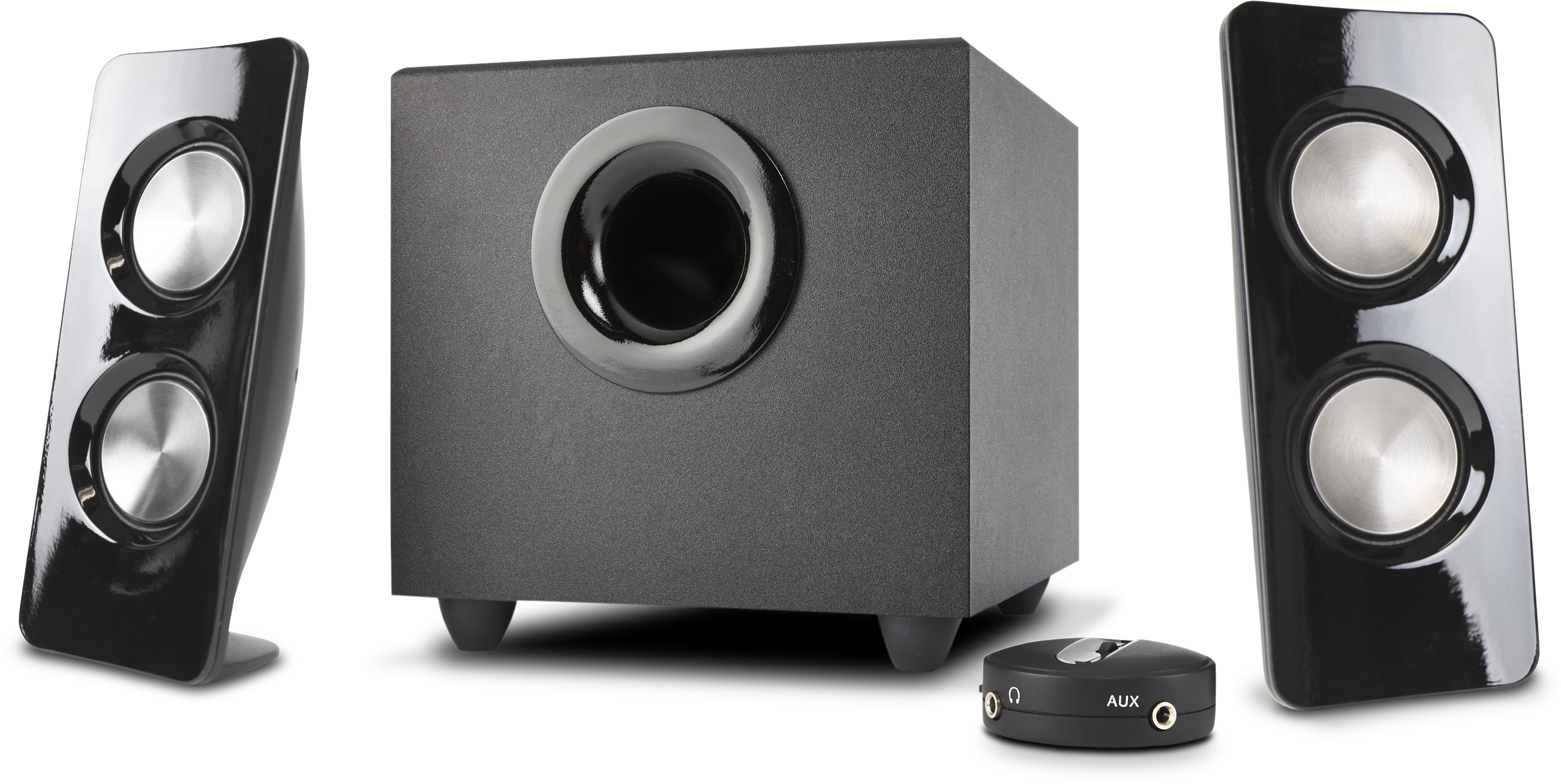 Hi-res Photo - Cyber Acoustics Ca-3350 Curve.storm Speaker System (3600x2400), Png Download