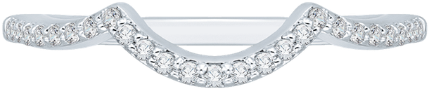 Carizza 18k White Gold Carizza Wedding Band - Bangle (800x800), Png Download