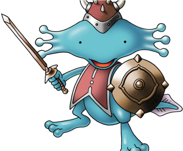 Axolotl Clipart Wooper - Dragon Quest Wooper Trooper (640x480), Png Download