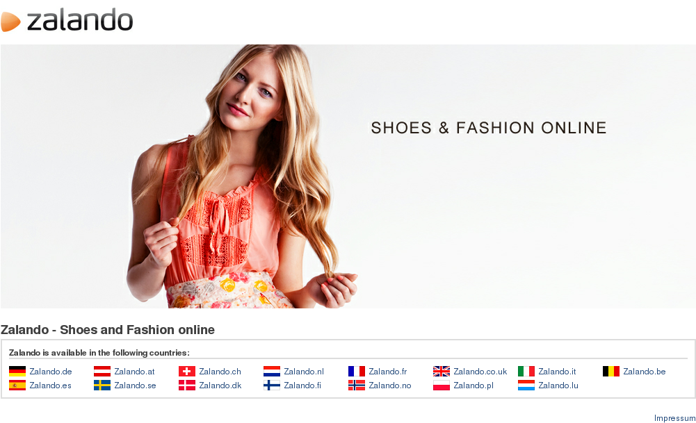 Shopping Zalando (1024x768), Png Download