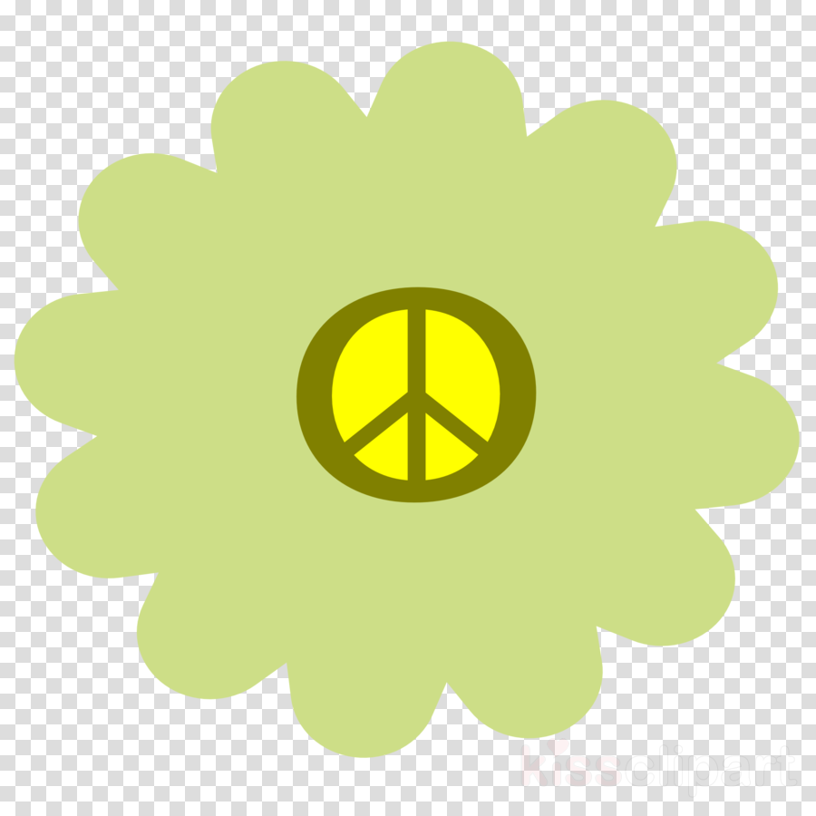 Hippie Flowers Clipart 1960s Flower Power Hippie - Clip Art (900x900), Png Download
