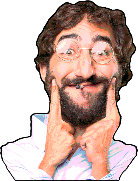 Happy Hippie Messages Sticker-2 - Cigarette (618x618), Png Download