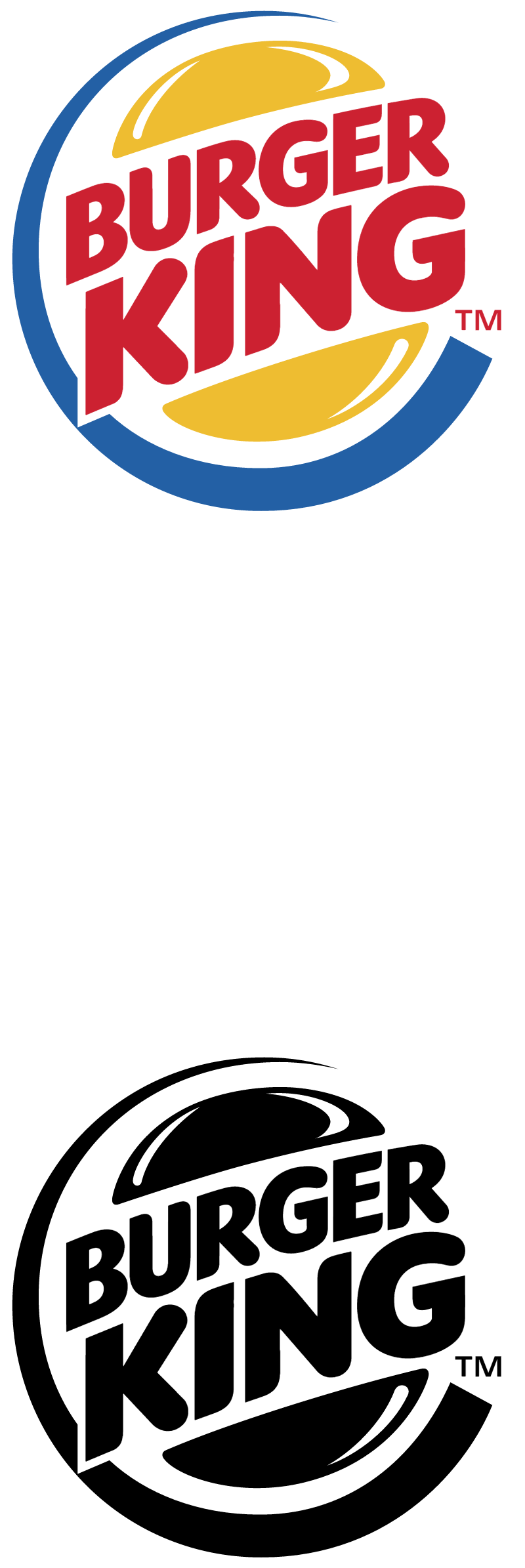 Burger King Logo3 Vector - Logo Quick Burger King (800x2390), Png Download