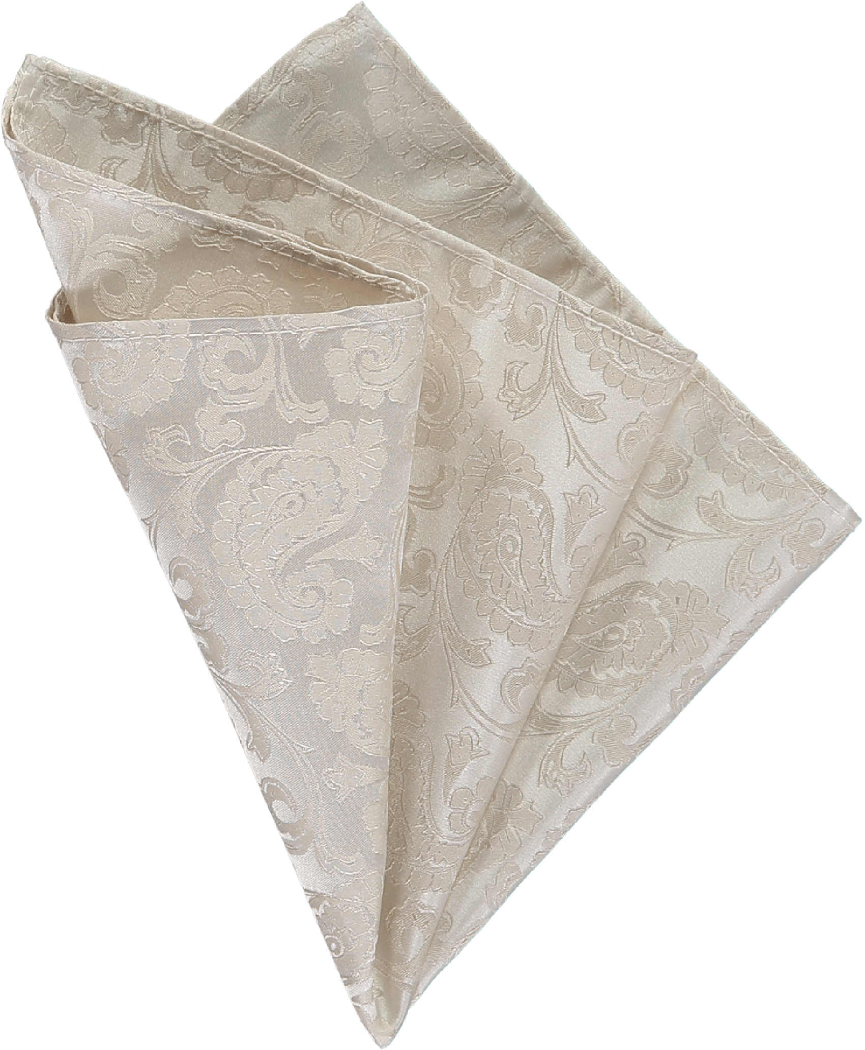 Pocket Square Paisley Champagne 1 - Champagne Color Pocket Squares (2128x2128), Png Download