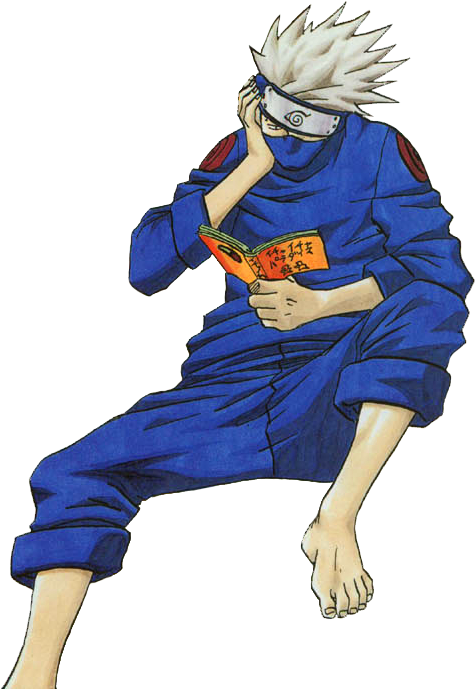 Hatake Kakashi 2 - Naruto Transparent Blue (505x700), Png Download