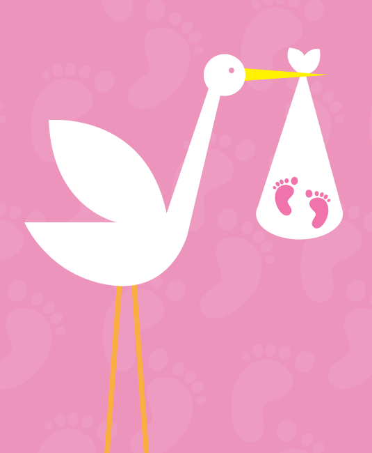 Baby Announcement (535x650), Png Download
