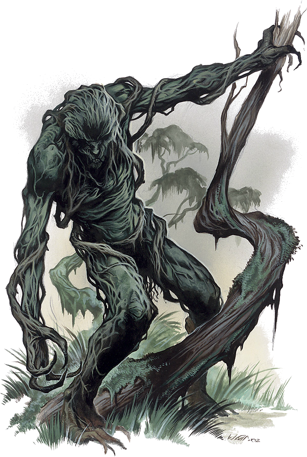 Vine Horror D&d (640x921), Png Download
