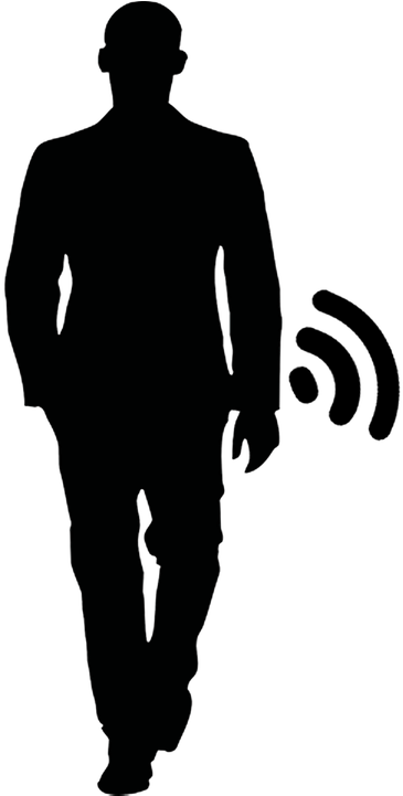 Man Used Gps To Stalk Mankato Victim - Person Walking Silhouette Png (433x720), Png Download