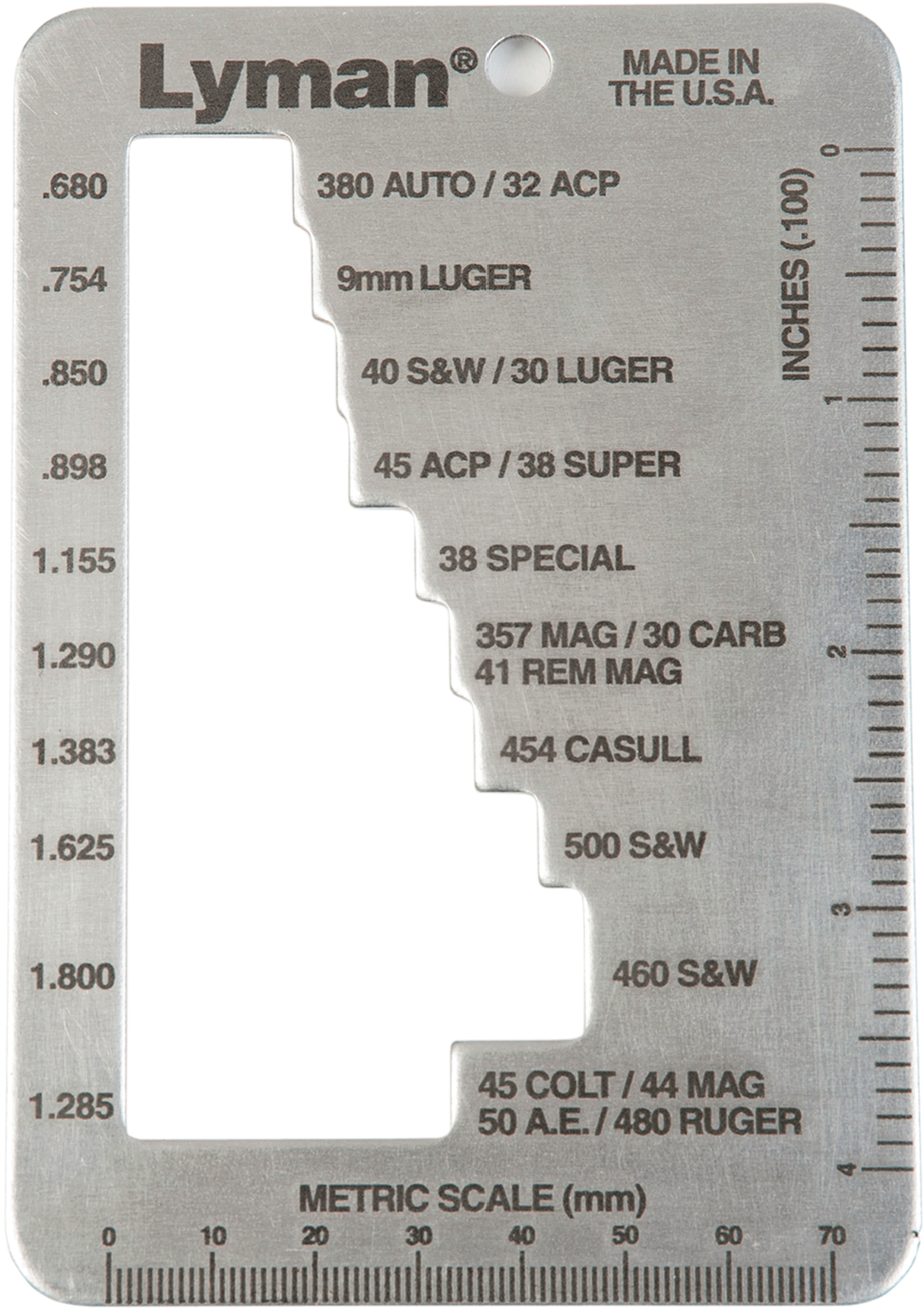 Lyman 7832217 E-zee Case Length Gauge All Over 70 Rifle/pistol - Lyman E-zee Case Gauge Pistol & Revolver (1268x1800), Png Download